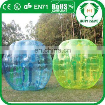 HI New design TPU/PVC inflatable belly bump ball inflatable roller orb/ ball