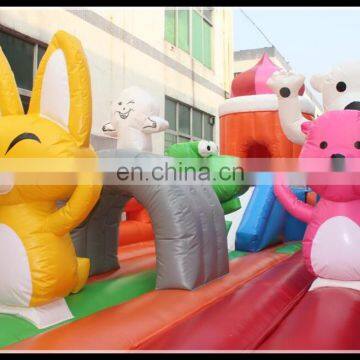Funny Inflatable Bouncing Castle , Inflatable Pororo Funcity , Inflatable Pororo Amusement Park for Kids photo-2