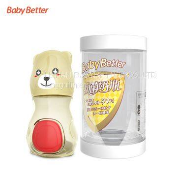 Baby Safety Products Antibacterial Temperature Sensing BPA Free Juice baby bottle joyshaker