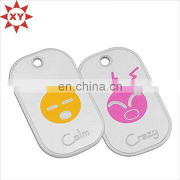 Promotional metal engraved laser dog tags for men