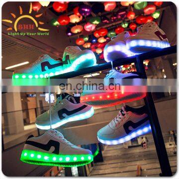 China Factory Supply Glowing in Dark With Usb Cable Led Shoes Light USB Rechargeable Led Shoes,led Light Shoes,light up Shoes photo-6