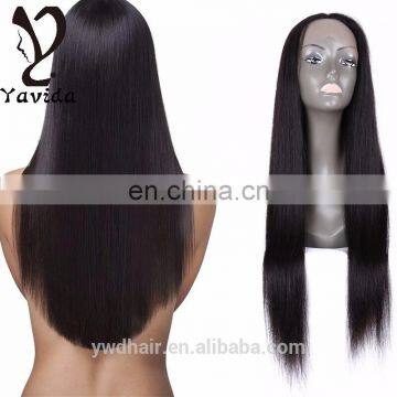 100 brazilian virgin hair full lace wigs front Lace Wig Glueless full lace wig with baby hair For Black Women