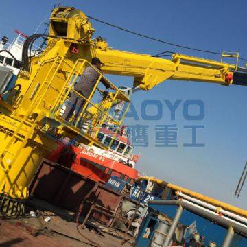 Low Price Offshore Crane Telescopic Marine Deck Crane For Sale