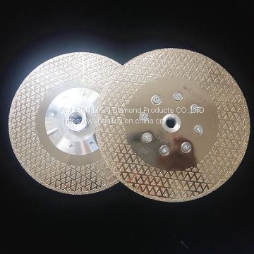 electroplated diamond saw blade / cutting disc for marble and granite