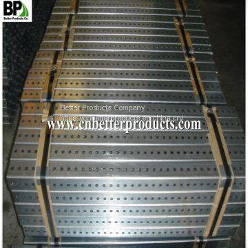 Outdoor galvanized perforated metal steel square roadway traffic safety sign post