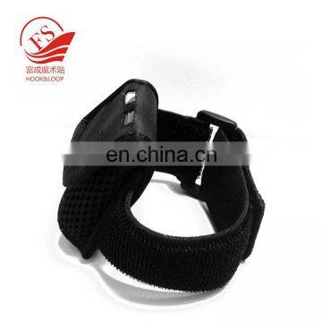 Factory directly wholesale cheap custom elastic hook loop wrist band