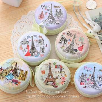 Portable Earbud Earphone Pouch Durable Headphone Bag Protective Carrying Case photo-2
