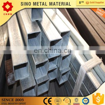 q235 60mm*60mm*2mm galvanised hollow square tube rectangle steel pipe rhs/shs tubes gi welded