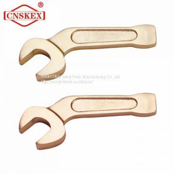 Non sparking tools Wrench Bent Striking Open safety Hand tools Al-cu 24mm