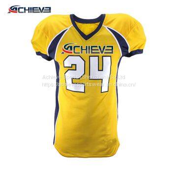 Cheap Wholesale Sublimation Custom Blank American Football Jerseys photo-4