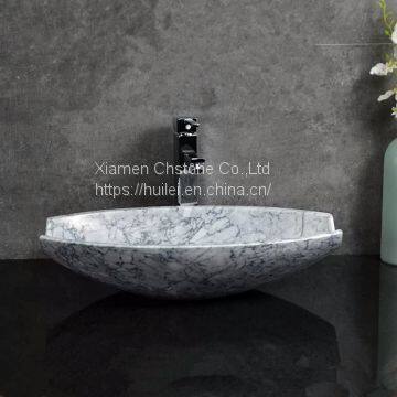 Carrara White Bathroom Sink