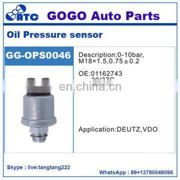 Oil Pressure Sensor for DEUTZ VDO OEM 01162743 30/37C