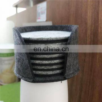 10pcs a Set Round Felt Cup Coaster photo-5