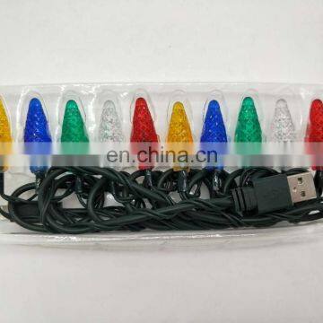 Durable Usb Colorful Pinecone Led String Light