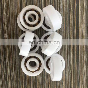 Plastic Material Deep Groove Ball Bearing 6201 PTFE Bearing