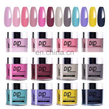2021 New Arrivals Nail Home Use Diy Dipping Powder Kit With Nail Files Brush