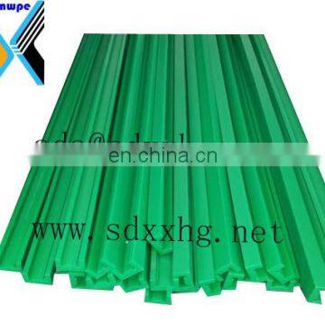 Anti-impact Bars, Pe1000 Guide, Green Uhmwpe Tourist Chain Good Price Bed Rails Blue Uhmw pe Chain Guide Plastic Conveyor