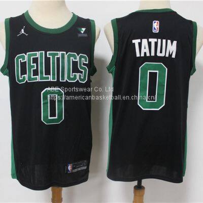 Boston Celtics #0 Tatum Black Jersey