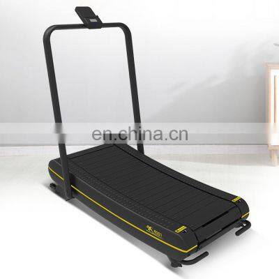 a mini  walking treadmill home fitness curved manual foldable treadmill non-motoried slim flat thin small treadmill in 2019