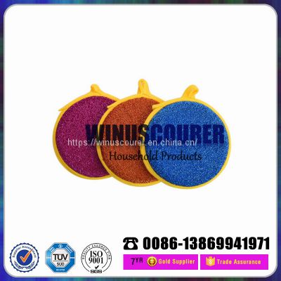 Household cleaning sponge scourer