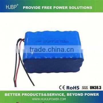 China manufacturer supply hot sell 22.2V battery pack