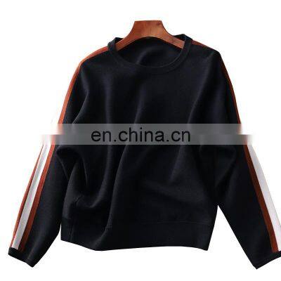 Женский спортивный костюм из cashmere для дома: простой вязаный свитер и штаны джоггеры photo-2