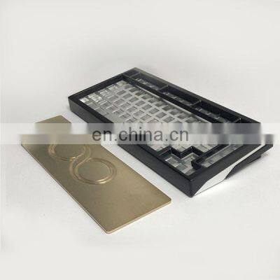 E-white CNC Machining Keyboard Plate Anodize Part CNC Keyboard Service