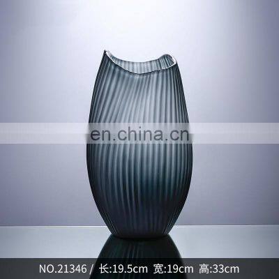 Wholesale Newest Fashion Modern Wedding Table Glass Vase For Flowers Terrarium Plants Handmade Decor photo-5