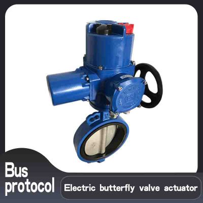 Wafer type electric butterfly valve  DN15  Electric actuator