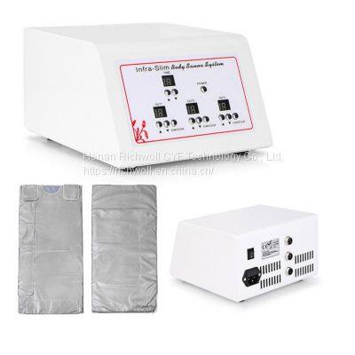 Hot Good Quality 3 Zone Far Infrared Sauna Blanket Slimming Pressotherapy Machine Price for Body Weight Loss photo-2