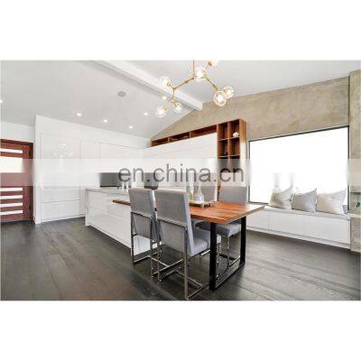 2021 Modern Glossy Matt Lacquer Wood White Kitchen Cabinets