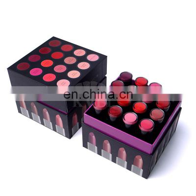 Wholesale popular paperboard cosmetics gify set container with lids best for lip stick