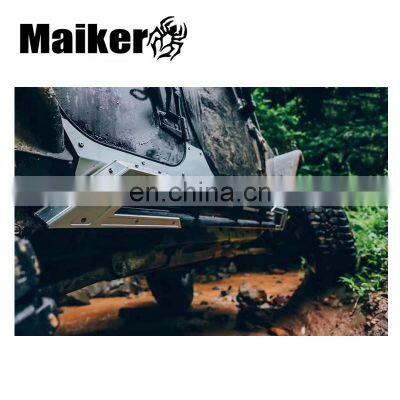 Maiker aluminum side skirt kits for Jeep JK  4 doors JL door side spolier parts for Jeep