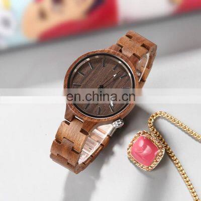 GOHUOS 16059 Mens Women Wood Watches Charm Quartz Analog Casual Bamboo Watch Male photo-4