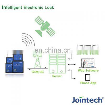 Pharmaceutical Vaccine Transport GPS Electronic Tracking Lock With Temperature Monitoring to Prevent Theft, Contamination