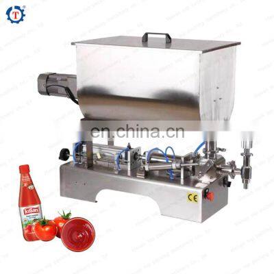 Dishwashing oil chili chocolate sauce liquid paste filling machine