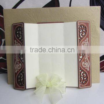 New Item Fancy Indian Wooden Wedding Invitation Cards photo-4
