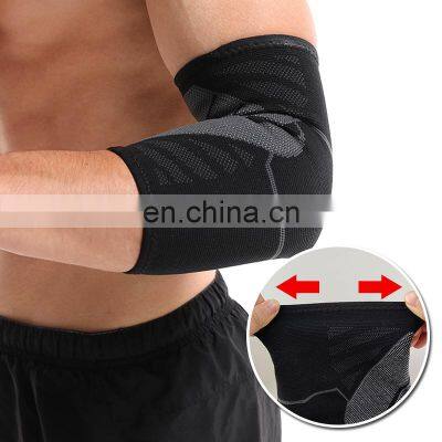 Compression Elbow Sleeve Support Sport Protector Tennis Knitting Elbow Brace photo-3