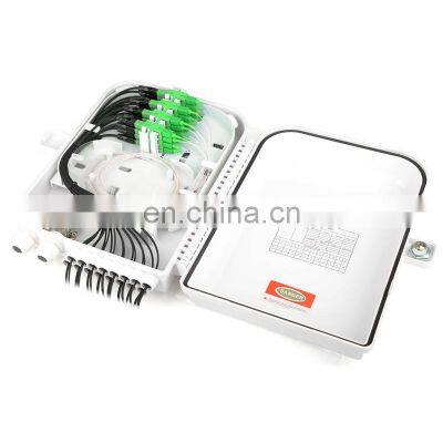 16 Cores White Factory Advantage 2 In 16 Out Optical Fiber Distribution Box