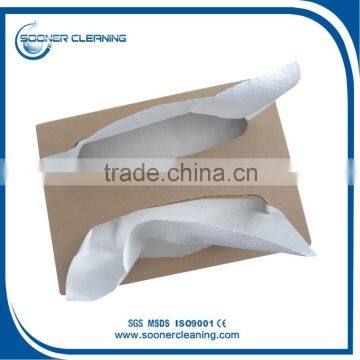 [soonerclean] High Efficient Of Water & Oil Absorption Capacit Woodpulp White Industrial Wiper,Cleanroom Wiper photo-4