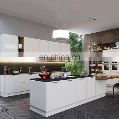 Ghana Quality Space Saving Free Used Ready to Gloss Home Lacquered Flat Pack Small Gray Glossy Kitchen Cabinets Sale photo-5