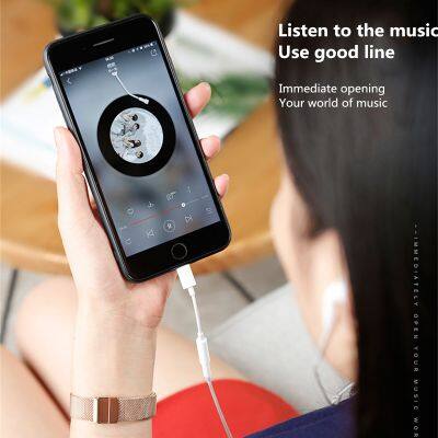 For Apple Headphone Jack Adapter For Iphone Voice Calls Adaptor For Lightning To 3.5 Mm Headphone Jack Adapter photo-5