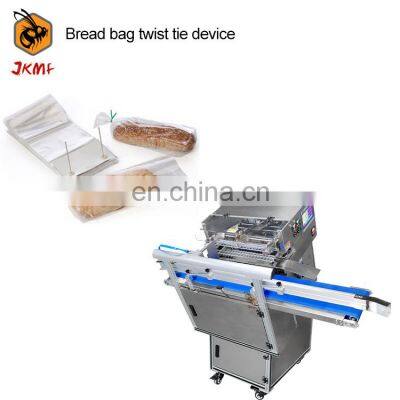 Hot Sales Automatic Bread Bag Packing Machine For Pita Bread Tortilla Chapati Packing Machine Bread Twist Tie Packing Machine photo-3