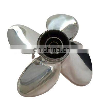 3 Blade Helix Yacht Rudder Fixed Side Pusher Folding Fishing Boats Propeller