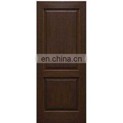 Teak Wooden Turkey Moistureproof House Bedroom Entry Solid Core Price Modern Designs Dark Wood Interior Doors photo-2