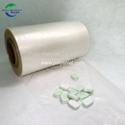 Water soluble heat shrink film shrinking wrapping film fast dissolving for cosmetics packaging Dishwashing Tablets