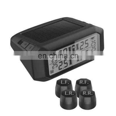 Factory direct supply wireless solar power display TPMS for car bus trailer tyre pressure monitoring system