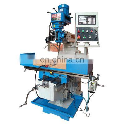 X6330 Vertical Turret Milling Machine with Taiwan Milling Turret Head