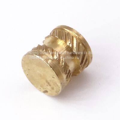 Custom Brass Melt Insert Knurled Nut photo-2
