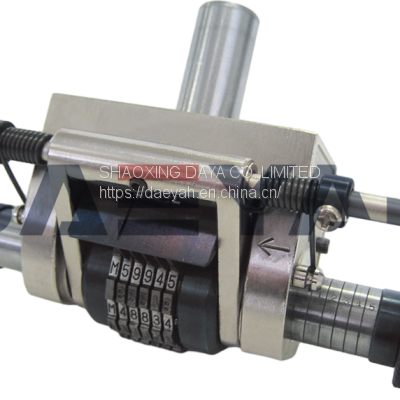 DAEYAH AM10 Automatic Numbering Head Handheld Rotary Wheel Stamp Hot Stamping Dies Steel Stamp